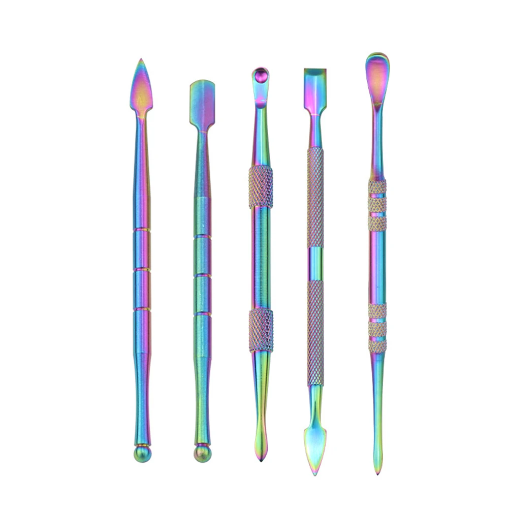 5pcs/box Wax Carving Tool Stainless Steel Multifunctional Titanium Nail Spoon 5ml Silicone Container Accessories Manicure Tool
5pcs/box Wax Carving Tool Stainless Steel Multifunctional Titanium Nail Spoon 5ml Silicone Container Accessories Manicure Tool