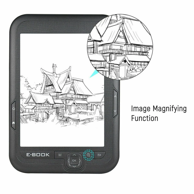 NEW-6 Inch 16GB Ebook Reader E-Ink Capacitive E Book Light Eink Screen E-Book E-Ink E-Reader MP3 with Case, WMA PDF HTML
NEW-6 Inch 16GB Ebook Reader E-Ink Capacitive E Book Light Eink Screen E-Book E-Ink E-Reader MP3 with Case, WMA PDF HTML