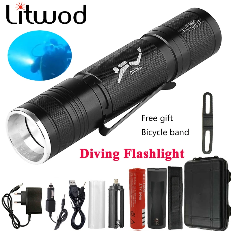 Z20 D84 LED Diving Flashlight 3800Lum XM-T6 Underwater Flashlights Waterproof Portable Lantern Lights dive light Lamp Torch
Z20 D84 LED Diving Flashlight 3800Lum XM-T6 Underwater Flashlights Waterproof Portable Lantern Lights dive light Lamp Torch