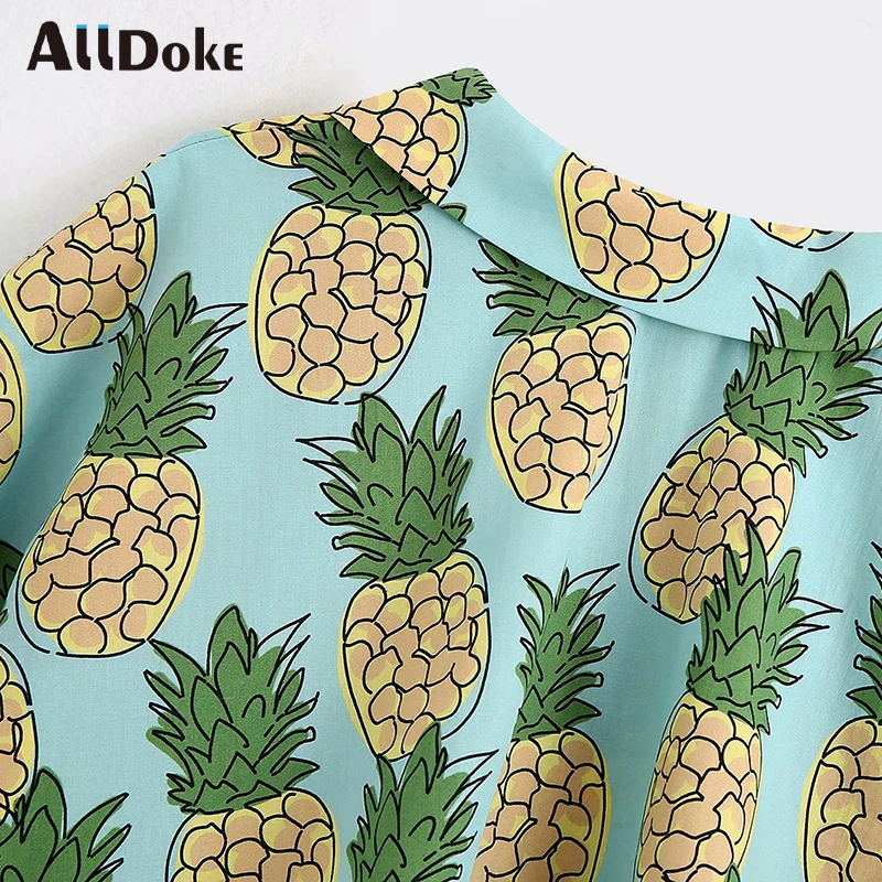 ALLDOKE green floral print blouse women summer turn down collar batwing sleeve crop tops shirt double pockets blouses blusas
ALLDOKE green floral print blouse women summer turn down collar batwing sleeve crop tops shirt double pockets blouses blusas