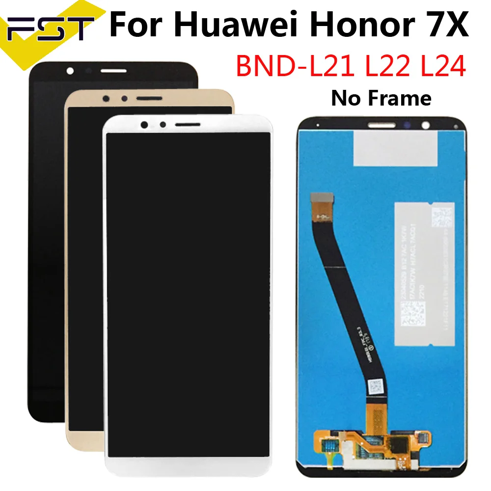 

5.93"Display For Honor 7X LCD Display Touch Screen Assembly Replacement for Huawei Honor 7 X Display Screen BND-L21 L22 L24