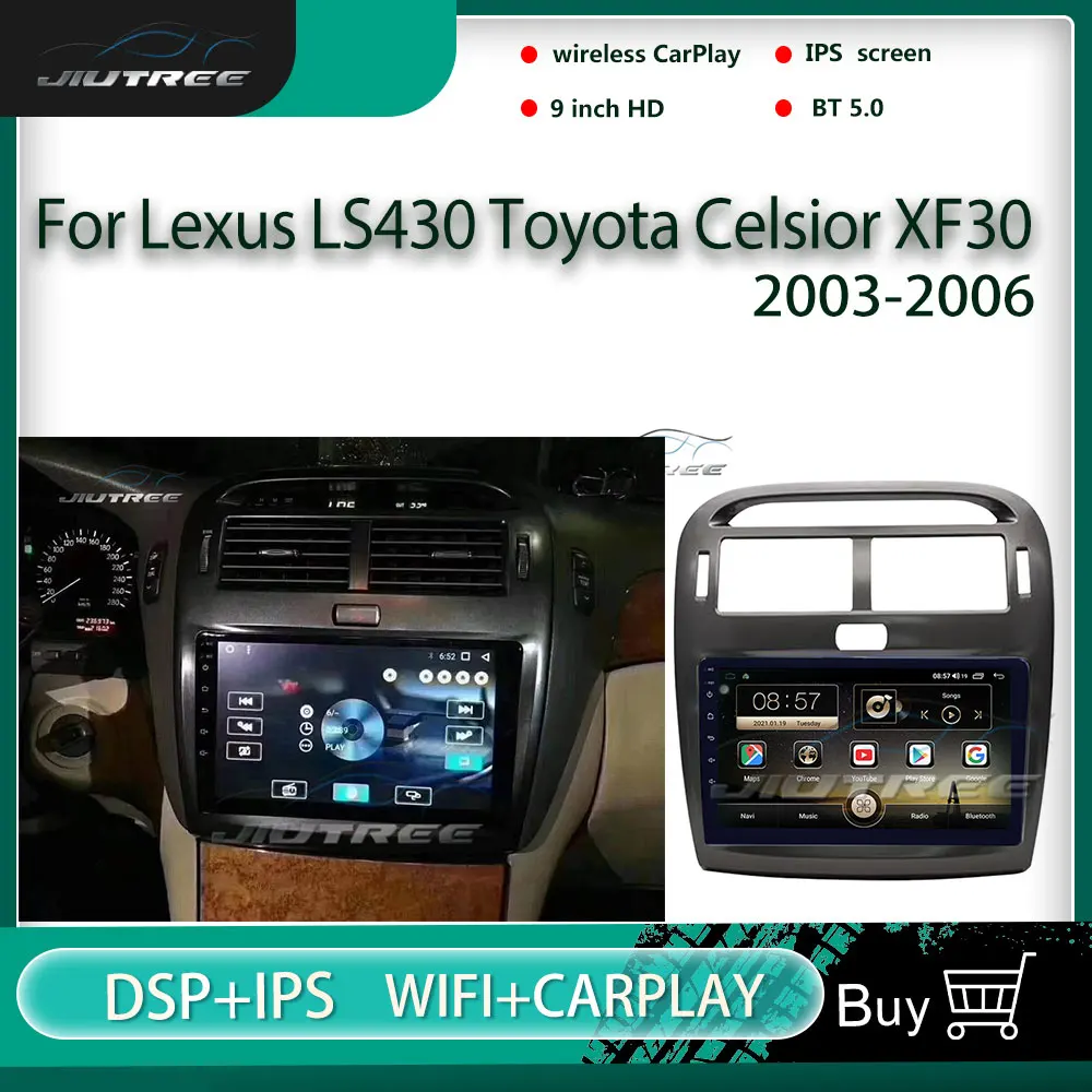 Автомагнитола 2 Din, Android, для Lexus LS430 2003-2006, для Toyota XF30, GPS-навигация, мультимедийный плеер, автомобильный стереомагнитофон
Автомагнитола 2 Din, Android, для Lexus LS430 2003-2006, для Toyota XF30, GPS-навигация, мультимедийный плеер, автомобильный стереомагнитофон