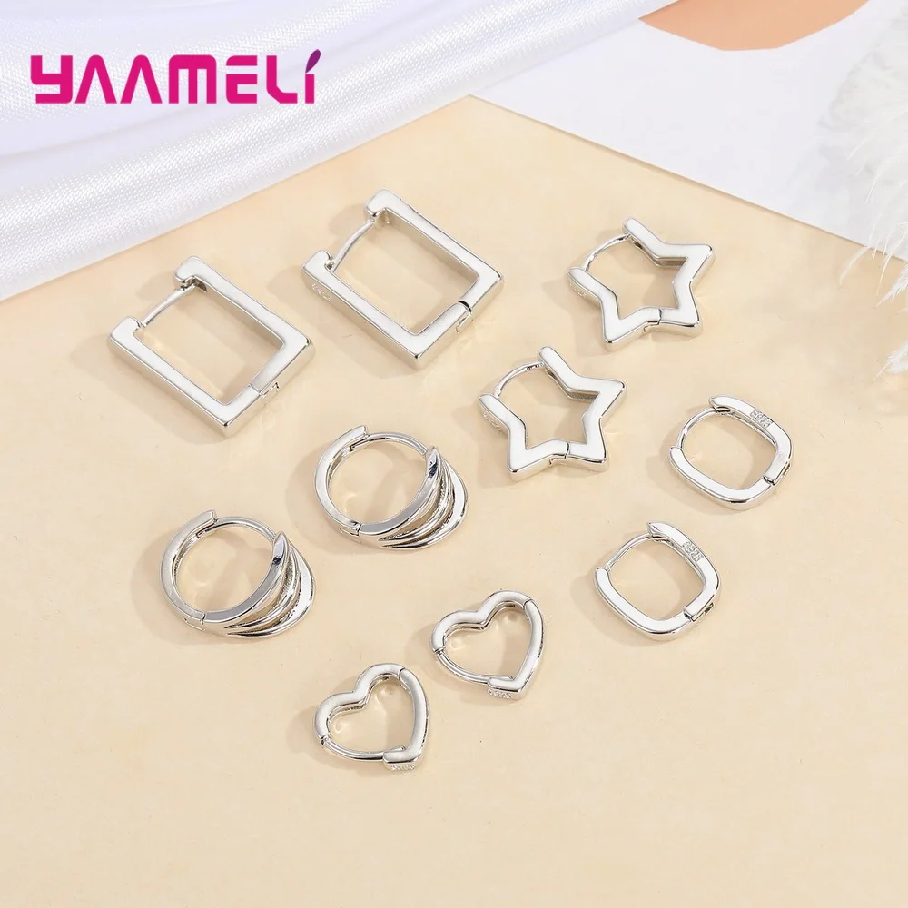 Retro 925 Sterling Silver Hoop Earrings For Women Girls Anniversary Gift Fashion Jewelry 2021 Trend Wholesale
Retro 925 Sterling Silver Hoop Earrings For Women Girls Anniversary Gift Fashion Jewelry 2021 Trend Wholesale