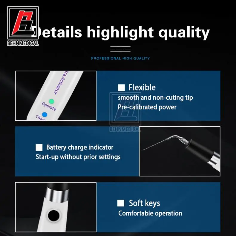 Endo Irrigator Easy Do Activator For RCT Upgraded Smart Chip With Power Indicator 4 Tips/Tooth Endo Ultrasonic Instruments Tool
Endo Irrigator Easy Do Activator For RCT Upgraded Smart Chip With Power Indicator 4 Tips/Tooth Endo Ultrasonic Instruments Tool