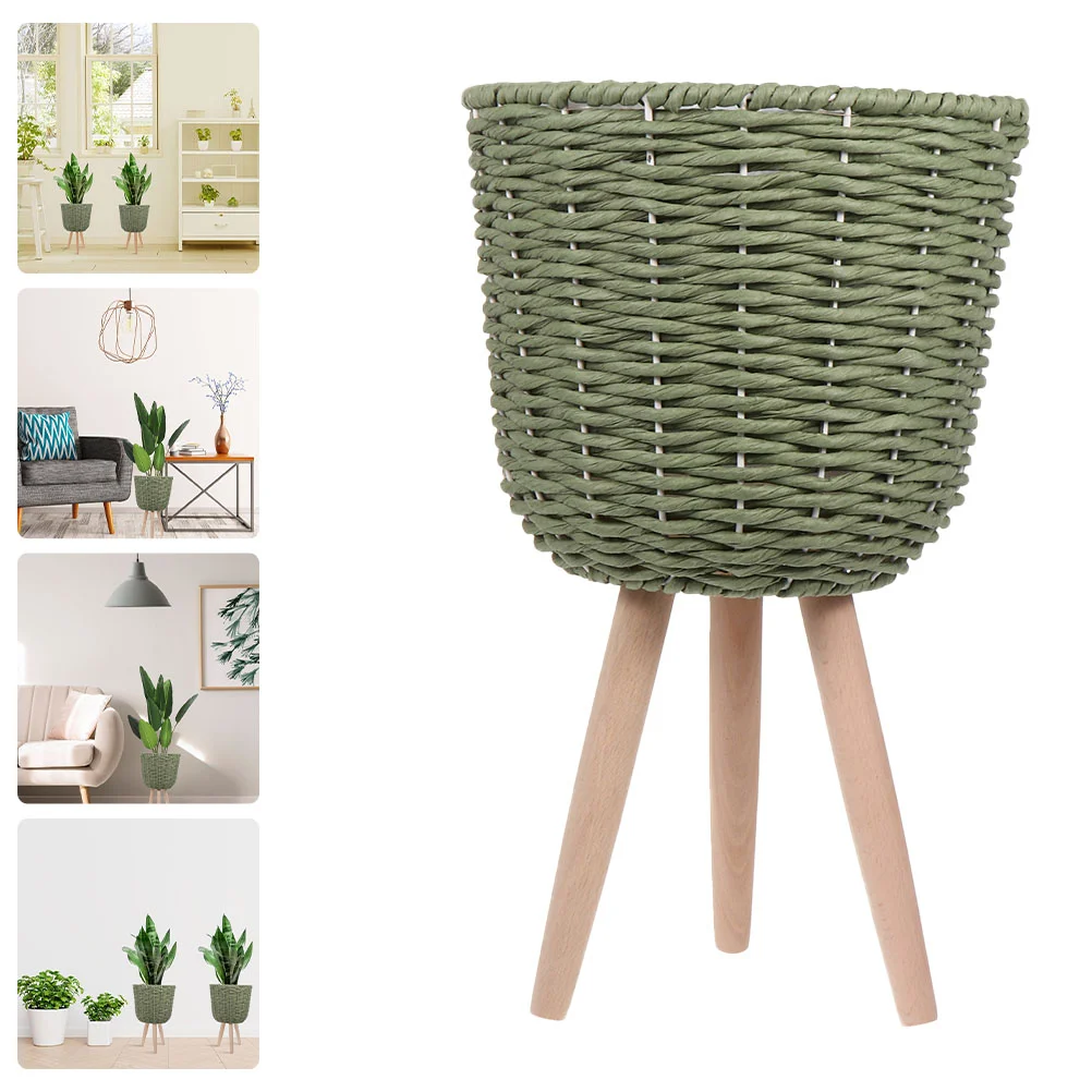 1pc Nordic Style Flowerpot Stand Floor Flower Container Rattan Flower Pot
1pc Nordic Style Flowerpot Stand Floor Flower Container Rattan Flower Pot