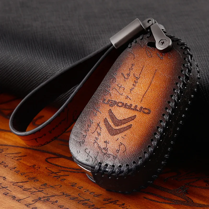 Genuine Leather Car Key Case Cover Accessorie for Citroen C2 C4L C5 AIRCROSS C-Elysee C-Triomphe C1 C4 AIRCROSS C3-XR 
Genuine Leather Car Key Case Cover Accessorie for Citroen C2 C4L C5 AIRCROSS C-Elysee C-Triomphe C1 C4 AIRCROSS C3-XR