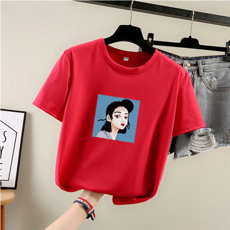 Shirt Women Rainbow Striped Tops Harajuku Tshirt 2021 Summer Short one
Shirt Women Rainbow Striped Tops Harajuku Tshirt 2021 Summer Short one