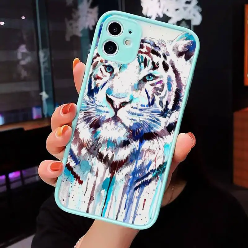 design cat wolf lion tiger colors animal Phone Case Matte Transparent for iPhone 7 8 11 12 s mini pro X XS XR MAX Plus cover
design cat wolf lion tiger colors animal Phone Case Matte Transparent for iPhone 7 8 11 12 s mini pro X XS XR MAX Plus cover