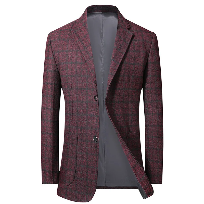 2020 Men Hidden Plaid Casual West Youth Twill Spring Slim Fit Business Leisure BLAZER
2020 Men Hidden Plaid Casual West Youth Twill Spring Slim Fit Business Leisure BLAZER