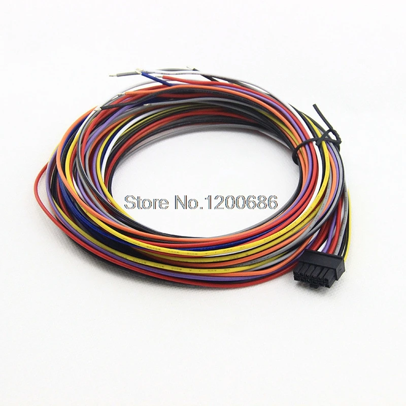 18AWG 30 см Molex 5557 Серия 4 2 мм 2x6pin Mini Fit Jr. 10P 12 pin * 6pin p 24P жгут проводов|Монтажный жгут| |