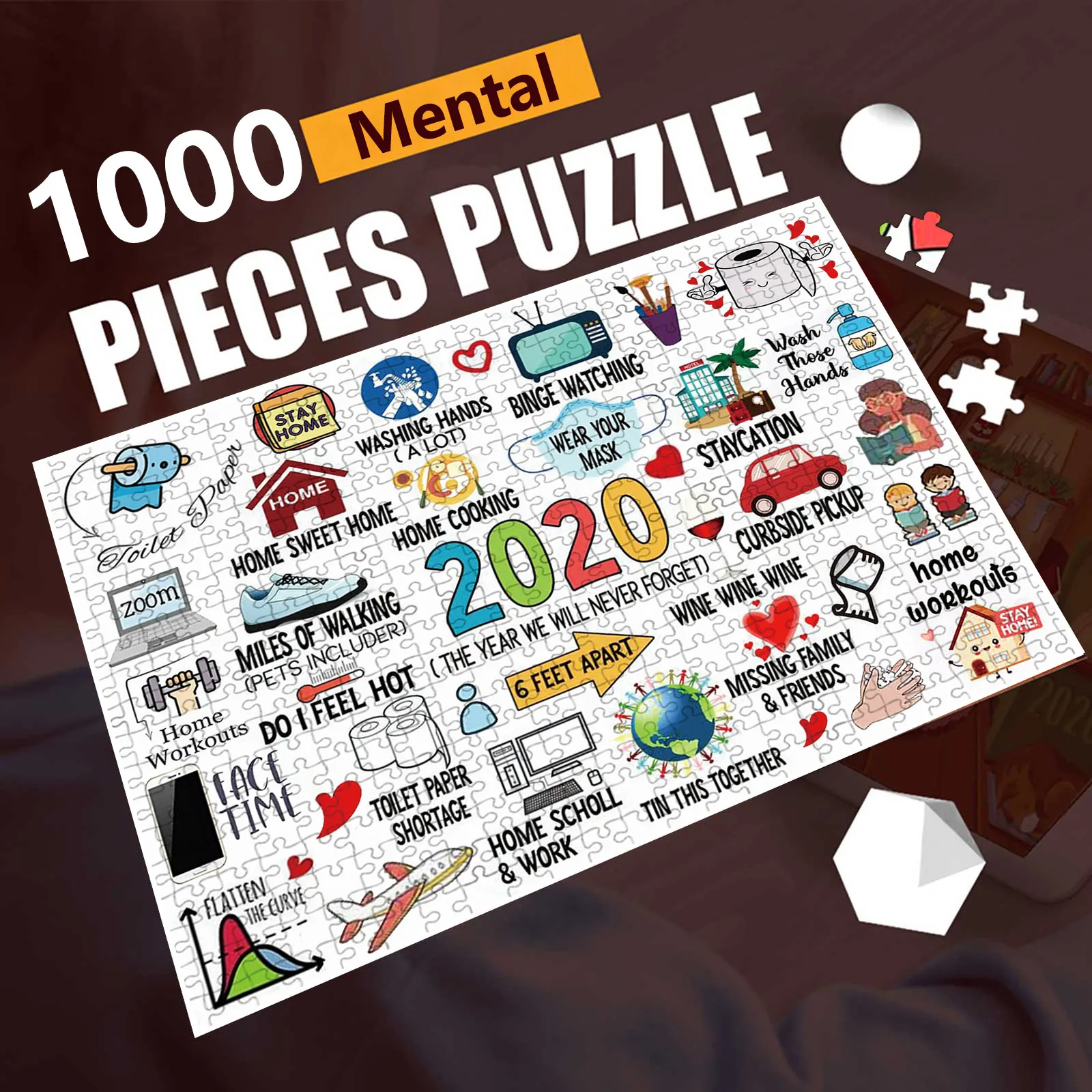Puzzles 1000 Piece Large Puzzle Game Interesting Toys Personalized Gift 2020 DIY Best Gift for Kids Xmas Gift Wooden Puzzle
Puzzles 1000 Piece Large Puzzle Game Interesting Toys Personalized Gift 2020 DIY Best Gift for Kids Xmas Gift Wooden Puzzle