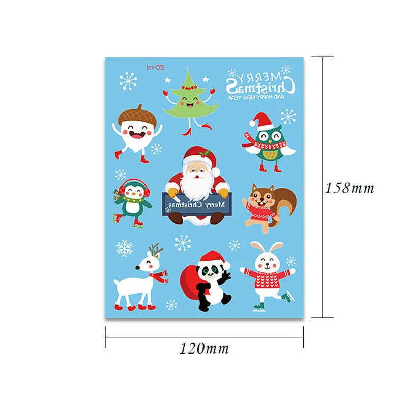 Christmas Halloween Carnival Kids Temporary Tatoo Sticker Waterproof Fake Tattoo Festival Support Wholesale
Christmas Halloween Carnival Kids Temporary Tatoo Sticker Waterproof Fake Tattoo Festival Support Wholesale