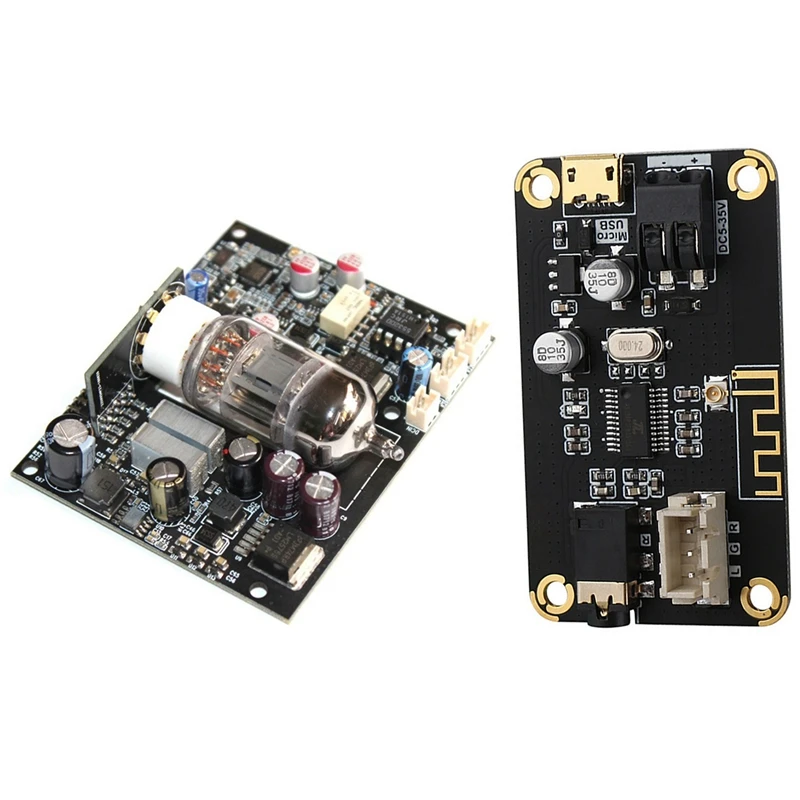 CSR8675 12AU7 Tube 5.0 ES9018 I2S DAC Audio Decoder Board With MP3 4.2 Audio Receiver Module Speaker Amplifier Receiver 
CSR8675 12AU7 Tube 5.0 ES9018 I2S DAC Audio Decoder Board With MP3 4.2 Audio Receiver Module Speaker Amplifier Receiver