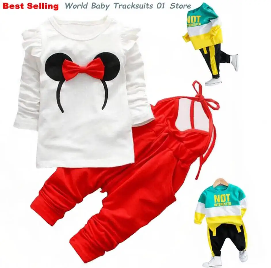 Brand Cotton Newborn Baby Boy Clothes Sets Long Sleeve T-Shirt+Pants 2PCS Suit Kids Infant Girl Dress Bebes Jogging Tracksuit
Brand Cotton Newborn Baby Boy Clothes Sets Long Sleeve T-Shirt+Pants 2PCS Suit Kids Infant Girl Dress Bebes Jogging Tracksuit