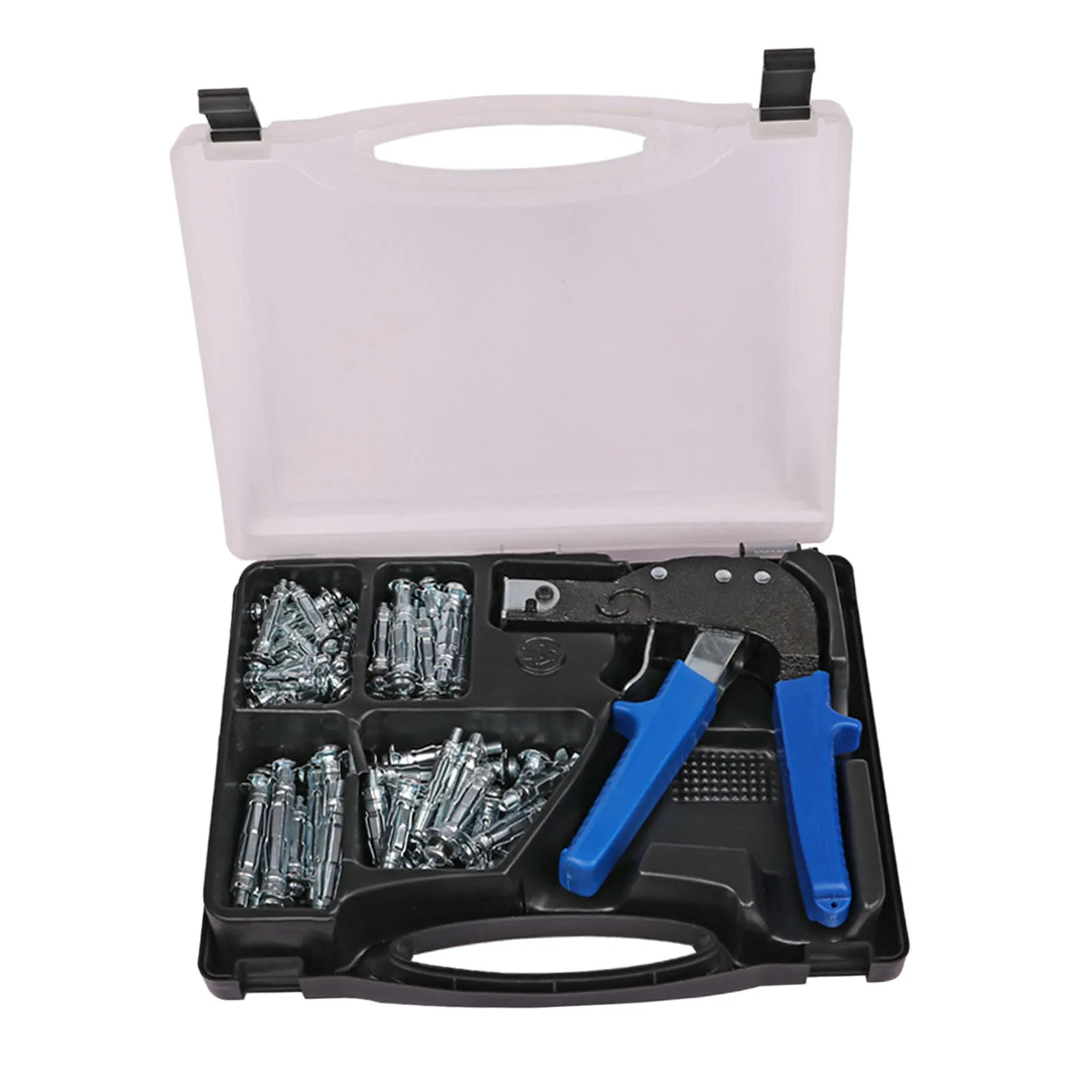 72-in-1 Hand Rivet Nuts Rivnut Tool Set w/ Rivet Nut Gun for Furniture Car Trailer Boat Maintenance 
72-in-1 Hand Rivet Nuts Rivnut Tool Set w/ Rivet Nut Gun for Furniture Car Trailer Boat Maintenance