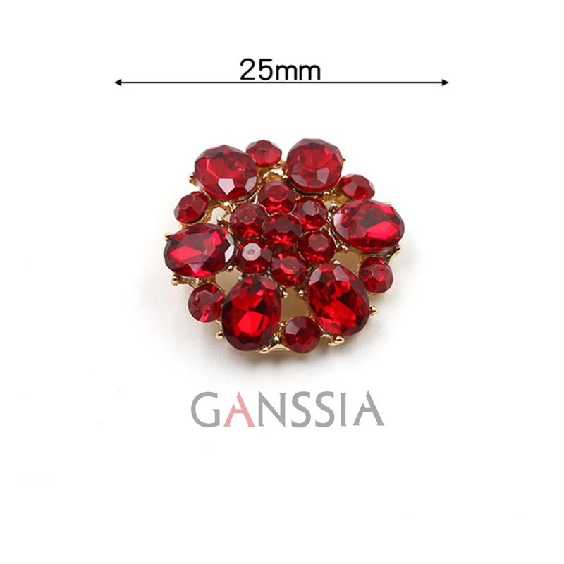 2pcs/lot Size:25mm Sparkly Flower Shape Rhinestone Buttons Metal Shank Button for Sewing Embellishment Accessories(SS-2511)
2pcs/lot Size:25mm Sparkly Flower Shape Rhinestone Buttons Metal Shank Button for Sewing Embellishment Accessories(SS-2511)
