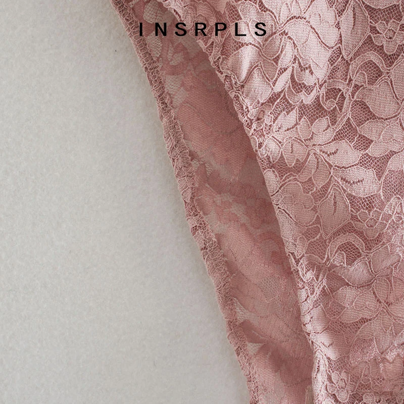 INSRPLS Women Sexy Fashion See Through Lace Bodysuits Vintage High Neck Sleeveless Female Playsuits Chic Tops
INSRPLS Women Sexy Fashion See Through Lace Bodysuits Vintage High Neck Sleeveless Female Playsuits Chic Tops