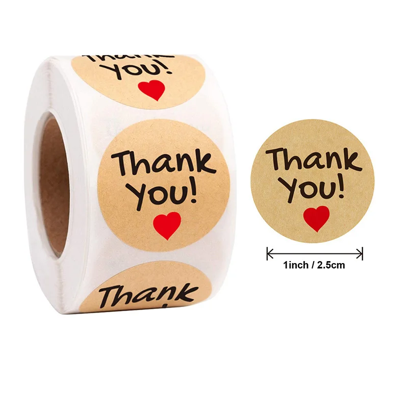 500pcs round Natural Kraft Thank you Gift Stickers Festival Wedding Birthday Party Gift Decorations Labels Stationery Sticker
500pcs round Natural Kraft Thank you Gift Stickers Festival Wedding Birthday Party Gift Decorations Labels Stationery Sticker