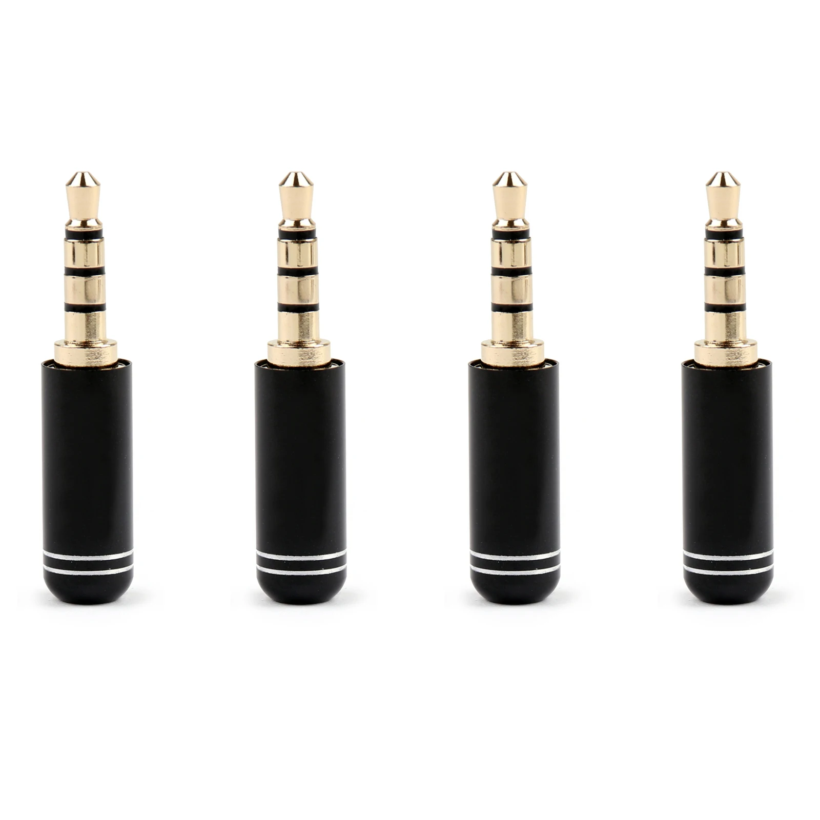 Artudatech 4Pcs/10Pcs Upgraded Copper Gold Plated 3.5mm Male Stereo Jack Plug 4 Pole Headphone Black Connector Parts
Artudatech 4Pcs/10Pcs Upgraded Copper Gold Plated 3.5mm Male Stereo Jack Plug 4 Pole Headphone Black Connector Parts