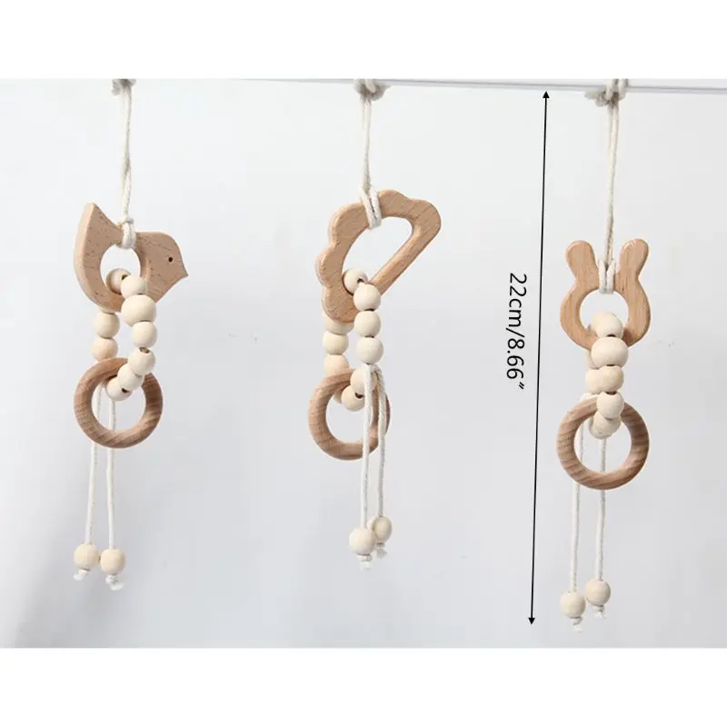 Baby Teether Hanging Play Toys Wooden Bed Bell Rattle Gym Frame Rack Pendants Infants Newborn Shower Gifts
Baby Teether Hanging Play Toys Wooden Bed Bell Rattle Gym Frame Rack Pendants Infants Newborn Shower Gifts