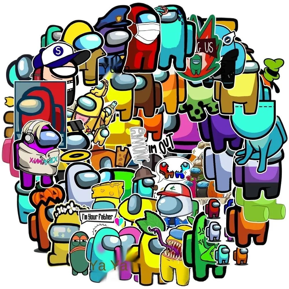 50pcs amongus graffiti Stickers Laptop Skateboards Luggage Motorcycles Phone Children's Toy Waterproof Sticker Classic Decal pop 
50pcs amongus graffiti Stickers Laptop Skateboards Luggage Motorcycles Phone Children's Toy Waterproof Sticker Classic Decal pop