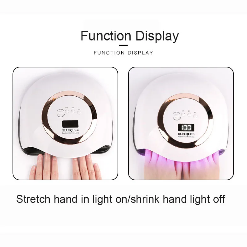 120W/180W Apparatus For Manicure Lamp For Nails UV LED Lamp Suitable For All Gels Auto-Sensing Free Shipping Nail Salon Tools
120W/180W Apparatus For Manicure Lamp For Nails UV LED Lamp Suitable For All Gels Auto-Sensing Free Shipping Nail Salon Tools