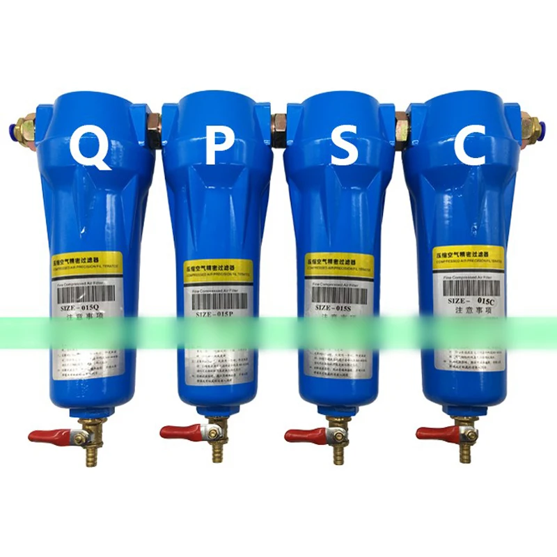 

Высококачественный масляный водяной сепаратор 3/4 дюйма 015 Q P S C, воздушный компрессор, аксессуары, прецизионный фильтр для сжатого воздуха, с...