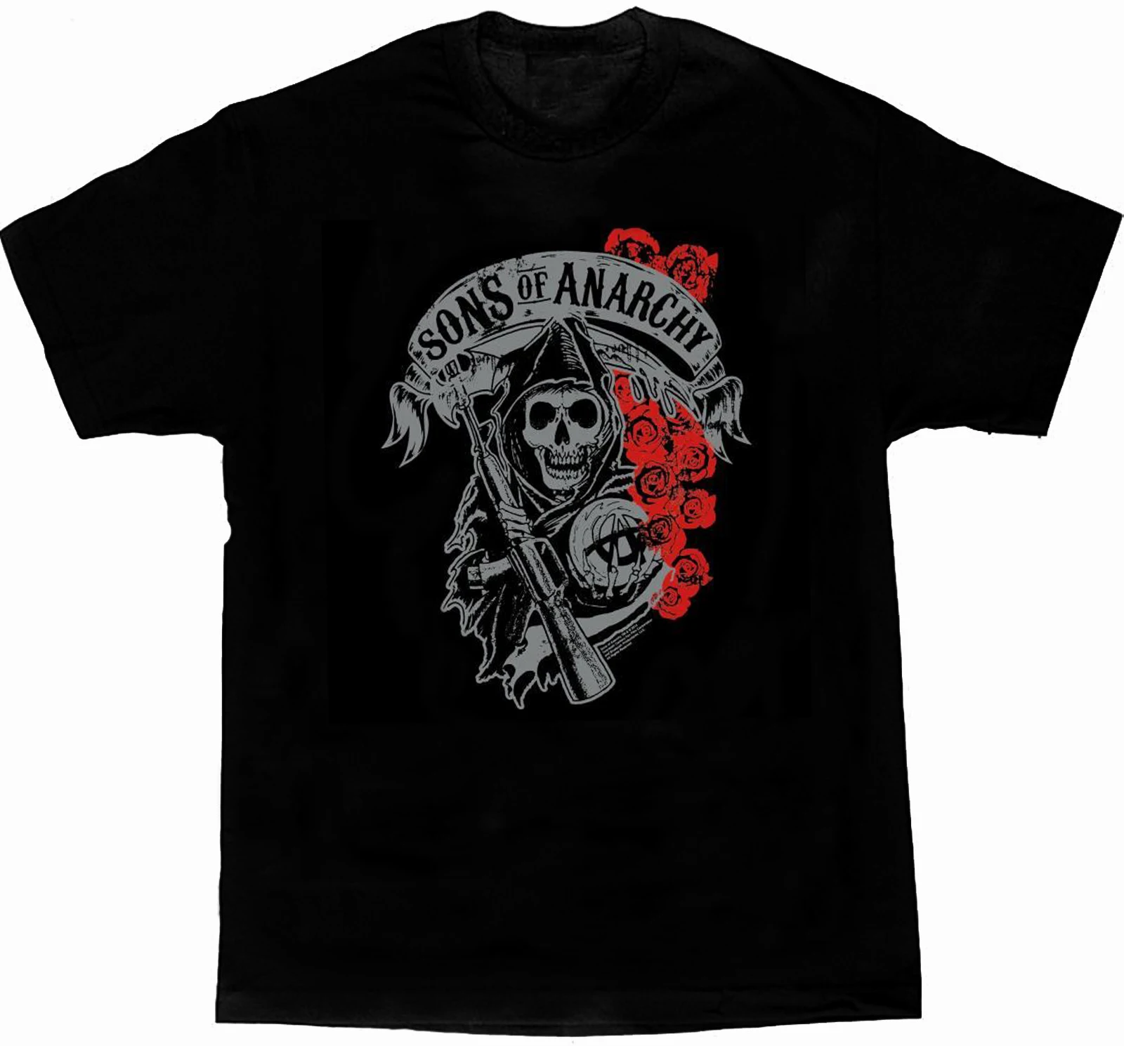 Sons of Anarchy Reaper Roses Men's T-Shirt Summer Cotton Short Sleeve O-Neck Unisex T Shirt New S-3XL
Sons of Anarchy Reaper Roses Men's T-Shirt Summer Cotton Short Sleeve O-Neck Unisex T Shirt New S-3XL