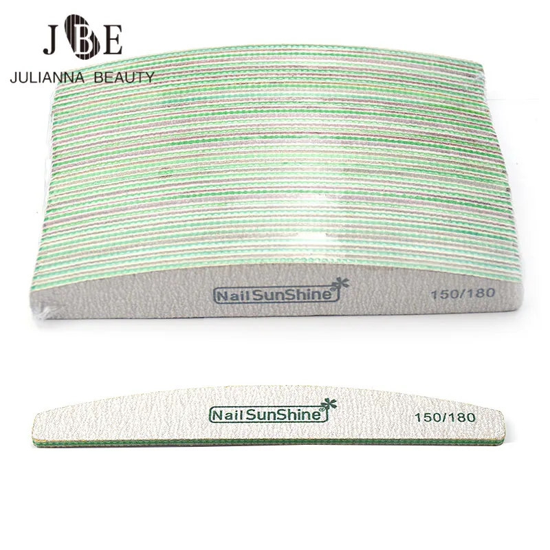 25Pcs/lot 150/180 Professional Half Moon Nail File Board Sanding Block Buffing Fingernail Manicure Nail Art Tools
25Pcs/lot 150/180 Professional Half Moon Nail File Board Sanding Block Buffing Fingernail Manicure Nail Art Tools
