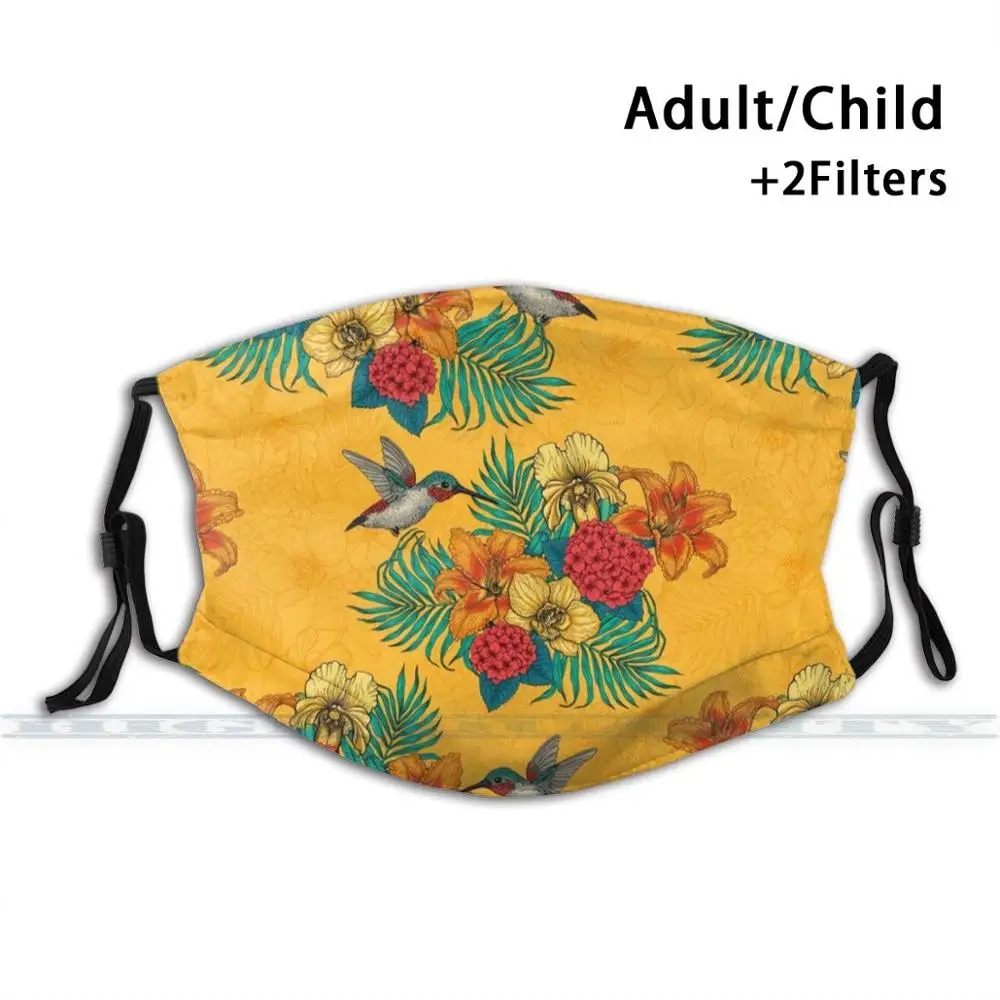 Hummingbirds And Tropical Bouquet In Yellow Fashion Print Reusable Funny Pm2.5 Filter Mouth Face Mask Hummingbird
Hummingbirds And Tropical Bouquet In Yellow Fashion Print Reusable Funny Pm2.5 Filter Mouth Face Mask Hummingbird