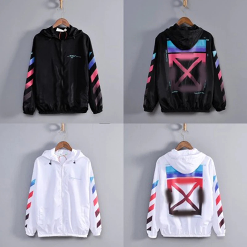 2021SS Ins Hooded Thin Men's And Women's Couple Wear Sunscreen Clothes Color Arrow Print Windbreaker Jacket
2021SS Ins Hooded Thin Men's And Women's Couple Wear Sunscreen Clothes Color Arrow Print Windbreaker Jacket