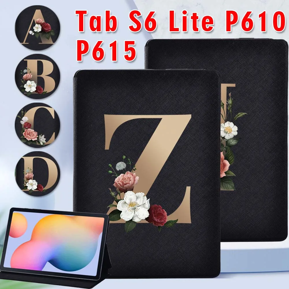 Tablet Case for Samsung Galaxy Tab S6 Lite P610/P615 10.4 Inch Golden Letter Series Print Pattern PU Leather Case Cover
Tablet Case for Samsung Galaxy Tab S6 Lite P610/P615 10.4 Inch Golden Letter Series Print Pattern PU Leather Case Cover
