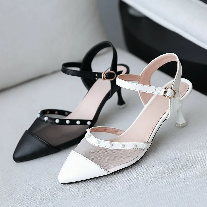 AGODOR 2020 New Arrival Women Pointed Toe Pumps Thin High Heel All Match Mesh Pumps Women Shoes Slingback Pumps Size 33-43
AGODOR 2020 New Arrival Women Pointed Toe Pumps Thin High Heel All Match Mesh Pumps Women Shoes Slingback Pumps Size 33-43