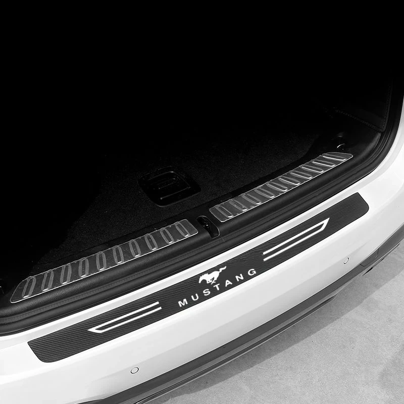 For Ford Mustang GT Car trunk guards modified rear door sill strip car accessories tail box decoration stickers
For Ford Mustang GT Car trunk guards modified rear door sill strip car accessories tail box decoration stickers
