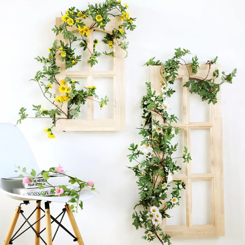 1PC/66 Flower Artificial Daisy Vine Flower DIY Wedding Decoration Sunflower Rattan Fake Plant Leaf Wreath Home Decoration
1PC/66 Flower Artificial Daisy Vine Flower DIY Wedding Decoration Sunflower Rattan Fake Plant Leaf Wreath Home Decoration