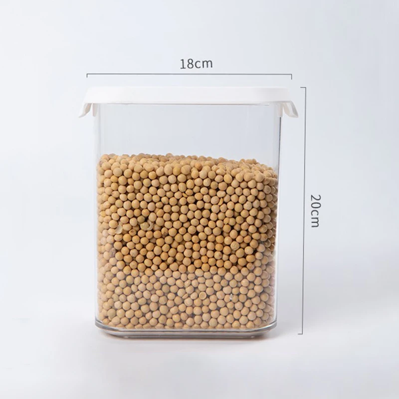 Household Kitchen Fresh-Keeping Square Sealed Storage Tank Durable Clear Storage Box 2020ing
Household Kitchen Fresh-Keeping Square Sealed Storage Tank Durable Clear Storage Box 2020ing