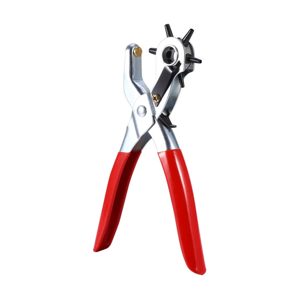 Leather Belt Hole Punch Plier Eyelet Puncher Revolve Sewing Machine Bag Setter Tool Watchband Strap Craft Tools
Leather Belt Hole Punch Plier Eyelet Puncher Revolve Sewing Machine Bag Setter Tool Watchband Strap Craft Tools