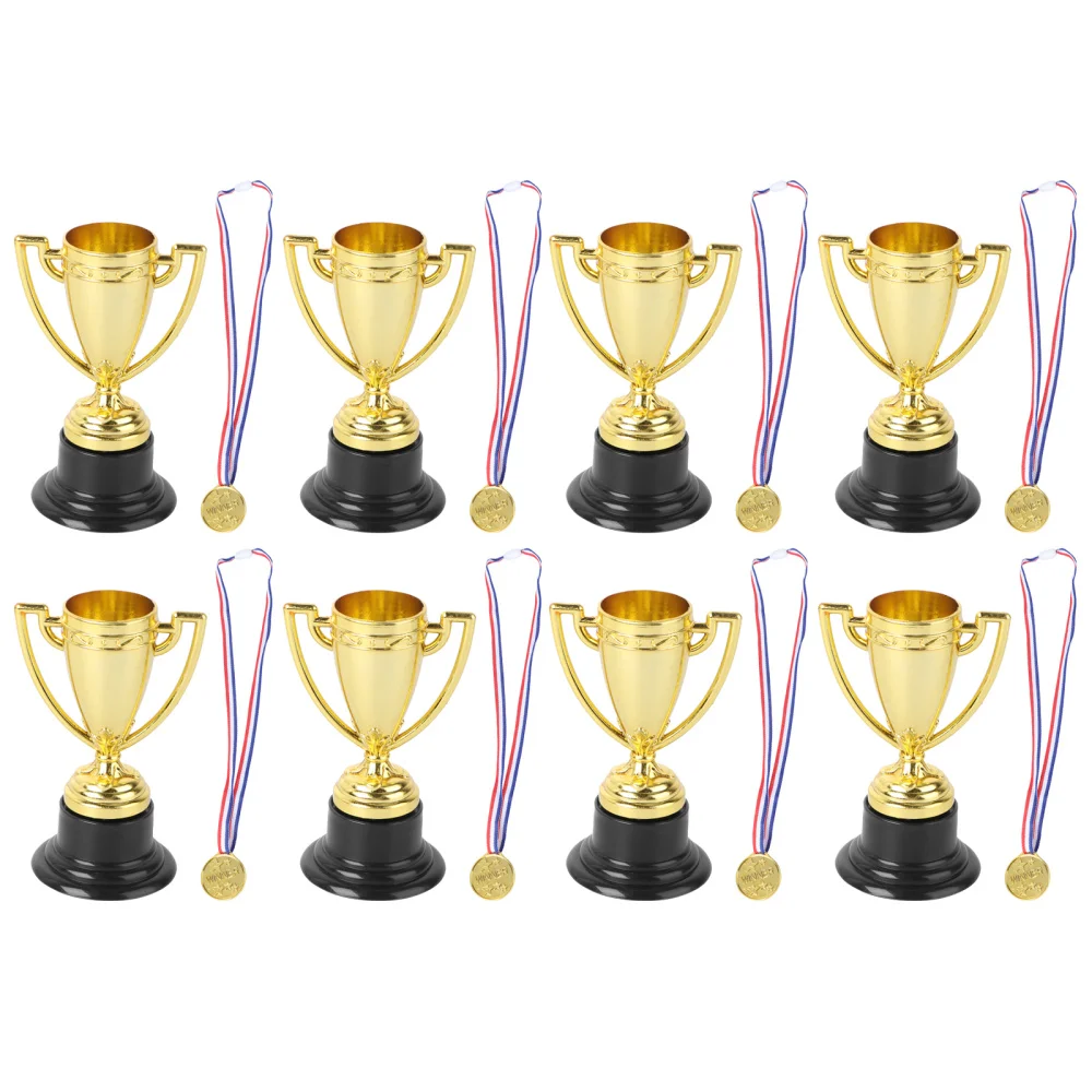 12pcs Mini Gold Cups Trophy and Award Medals Prizes Small Medals Gift Awards Trophy Toys for Students Sport(6pcs Trophie
12pcs Mini Gold Cups Trophy and Award Medals Prizes Small Medals Gift Awards Trophy Toys for Students Sport(6pcs Trophie