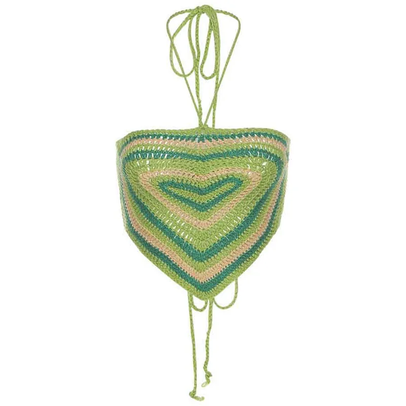 Heart Print Crochet Halter Tops Y2K Streetwear Summer Patchwork Slim Tank Tops Sexy Lace-Up Backless Knit Vests
Heart Print Crochet Halter Tops Y2K Streetwear Summer Patchwork Slim Tank Tops Sexy Lace-Up Backless Knit Vests