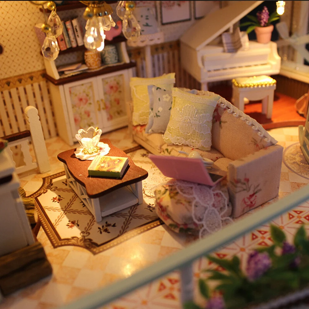 Miniature Doll House Forever Always Valentine's Day Luxurious 3 Layers Cottage Cabin DIY Doll HouseToys Gift For Children Friend
Miniature Doll House Forever Always Valentine's Day Luxurious 3 Layers Cottage Cabin DIY Doll HouseToys Gift For Children Friend