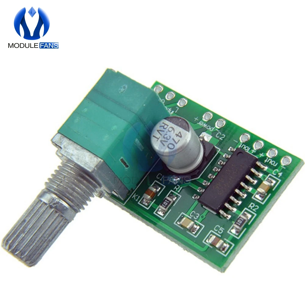 10 шт. Mini PAM8403 DC 5 В 2 канальный USB цифровой аудио усилитель плата модуль 2*3 Вт