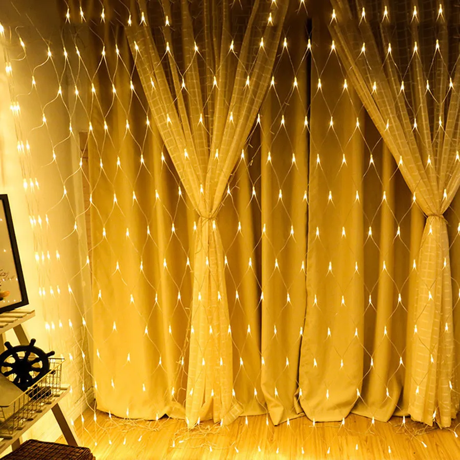 Leds Christmas Lighting Mesh 3M 200 Fairy String Light decoration room garden wedding lights Background Window Warm White 220v
Leds Christmas Lighting Mesh 3M 200 Fairy String Light decoration room garden wedding lights Background Window Warm White 220v