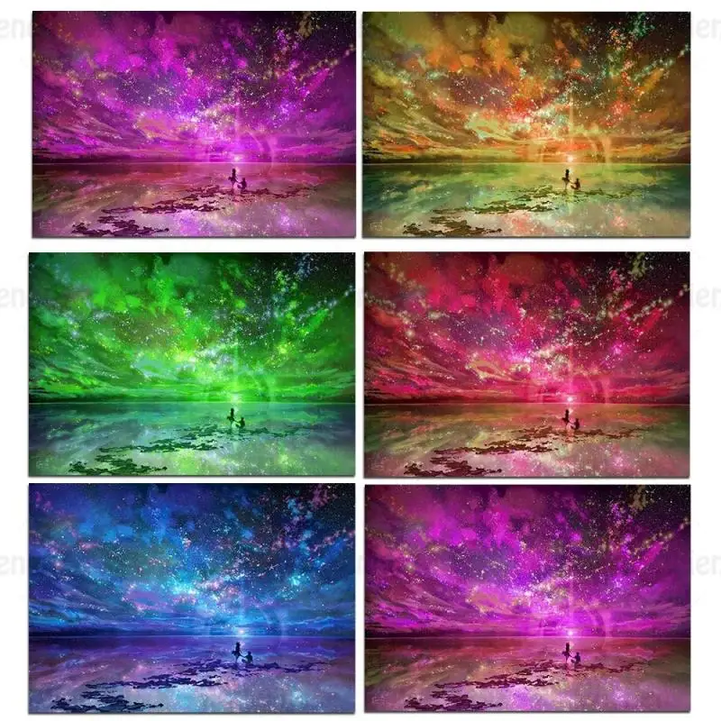 Full Square Round Diamond Painting Colorful Star Sky Landscape 5D DIY Diamond Embroidery Mosaic Northern Lights Meteor Picture
Full Square Round Diamond Painting Colorful Star Sky Landscape 5D DIY Diamond Embroidery Mosaic Northern Lights Meteor Picture