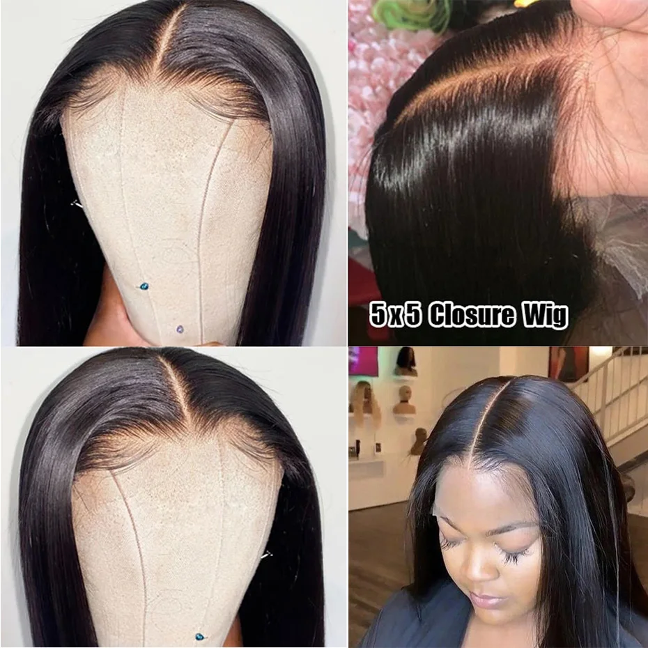 4x4 5x5 Lace Closure Wigs 28 30 32 Inch Long Human Hair Wigs Brazilian Straight Human Hair Wigs 150% Remy Closure Wig
4x4 5x5 Lace Closure Wigs 28 30 32 Inch Long Human Hair Wigs Brazilian Straight Human Hair Wigs 150% Remy Closure Wig