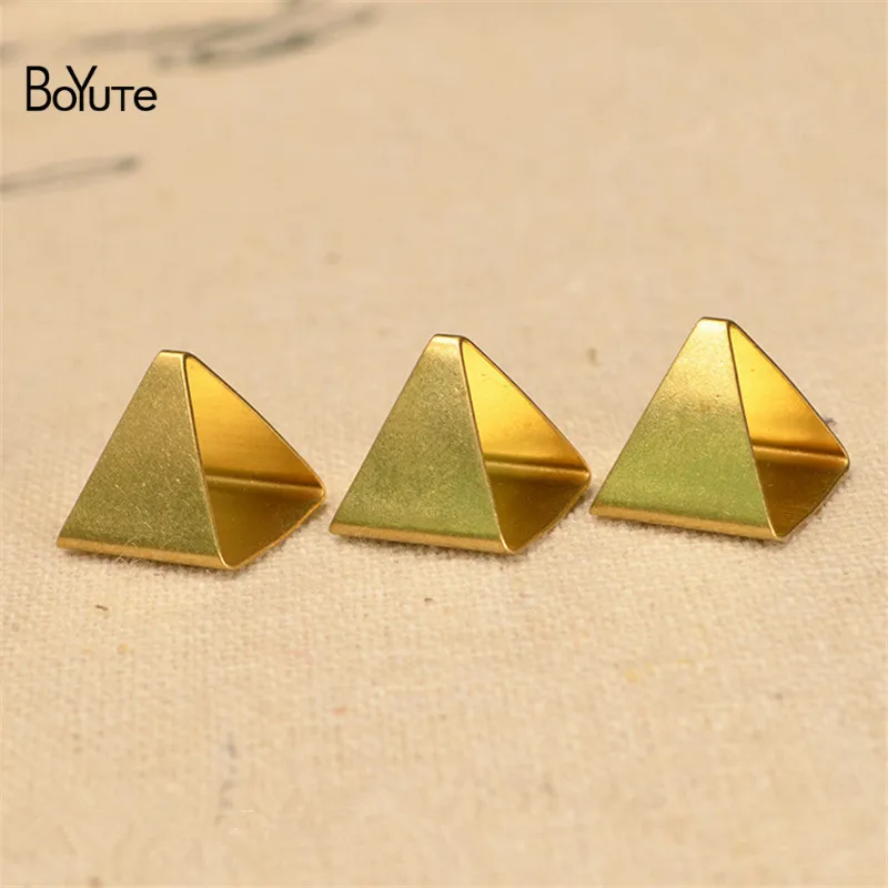 BoYuTe (100 Pieces/Lot) 12*12*11MM Metal Brass Triangle Tube Diy Jewelry Accessories Handmade Materials
BoYuTe (100 Pieces/Lot) 12*12*11MM Metal Brass Triangle Tube Diy Jewelry Accessories Handmade Materials