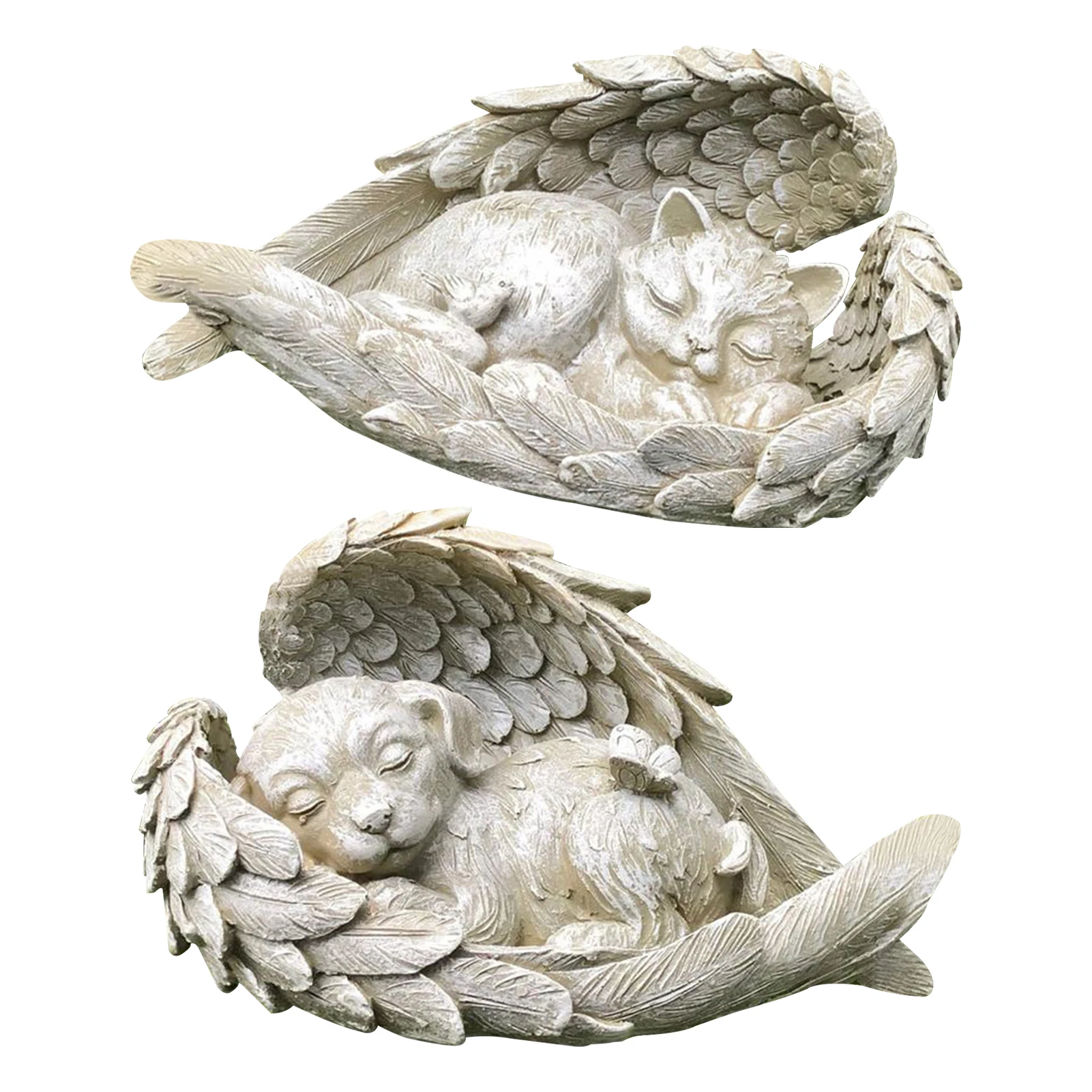 Sleeping Angel Dog Cat with Wings Decoration Resin Pet Memorial Statue Sculpture Garden Outdoor Decoration classy
Sleeping Angel Dog Cat with Wings Decoration Resin Pet Memorial Statue Sculpture Garden Outdoor Decoration classy