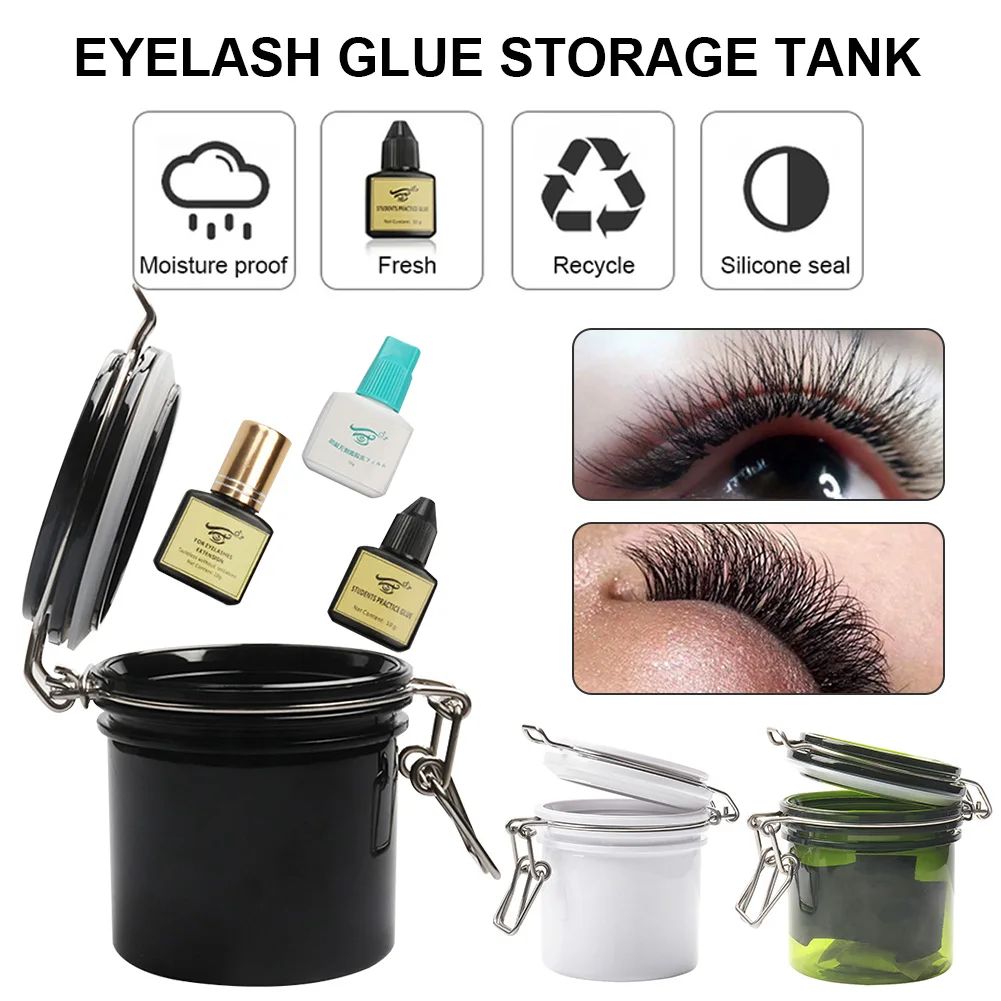 Eyelash Glue Storage Tank Container Adhesive Stand Activated Carbon Sealed Storage Jar for Eyelashes Extension Durable To Use
Eyelash Glue Storage Tank Container Adhesive Stand Activated Carbon Sealed Storage Jar for Eyelashes Extension Durable To Use