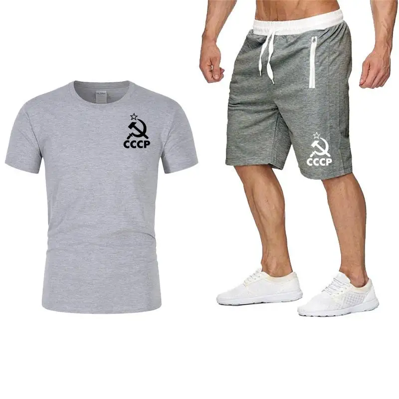 New products men's T-shirt shorts T-shirt men's Soviet Soviet men's suit Moscow O-neck cotton top XXS-
New products men's T-shirt shorts T-shirt men's Soviet Soviet men's suit Moscow O-neck cotton top XXS-