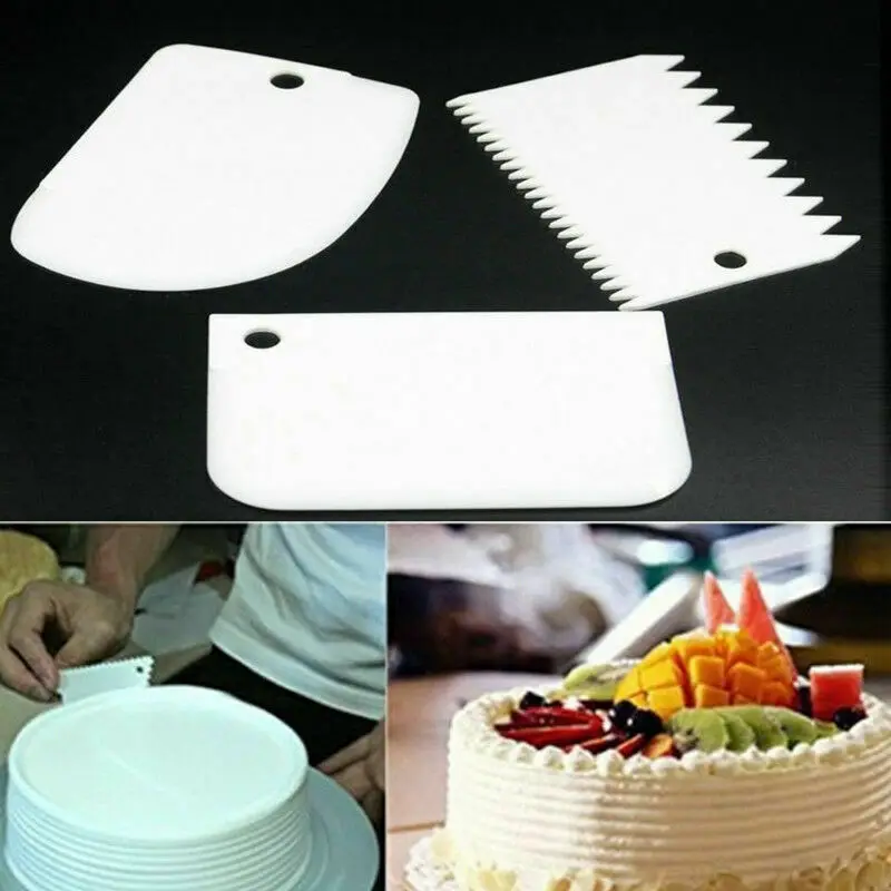 3pcs/1set White Cream Dough Spatula DIY Pastry Cutters Fondant Dough Scraper Cake Cutter Pastry Baking Tool Kitchen Accessories
3pcs/1set White Cream Dough Spatula DIY Pastry Cutters Fondant Dough Scraper Cake Cutter Pastry Baking Tool Kitchen Accessories