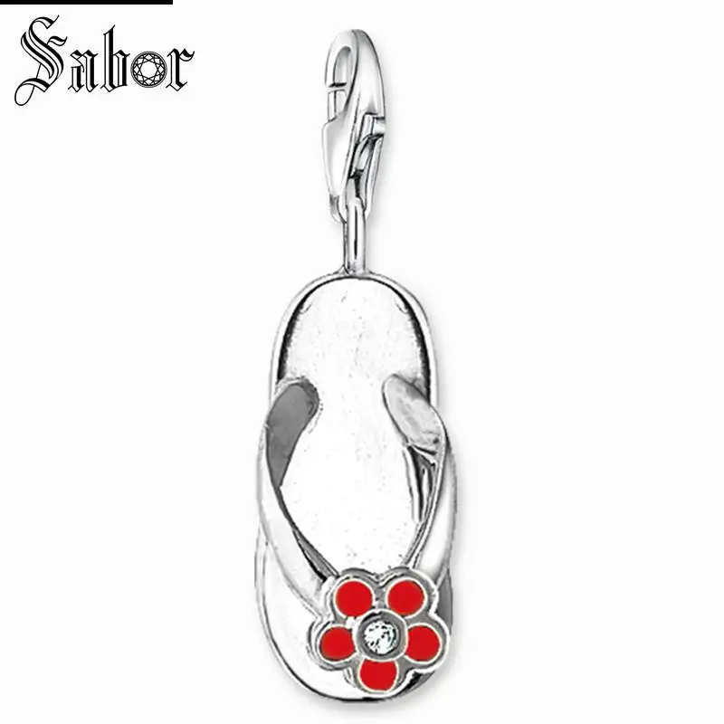 Thomas Flower Flip Flop Charm 2020 модные ювелирные изделия для женщин и девочек Романтичный